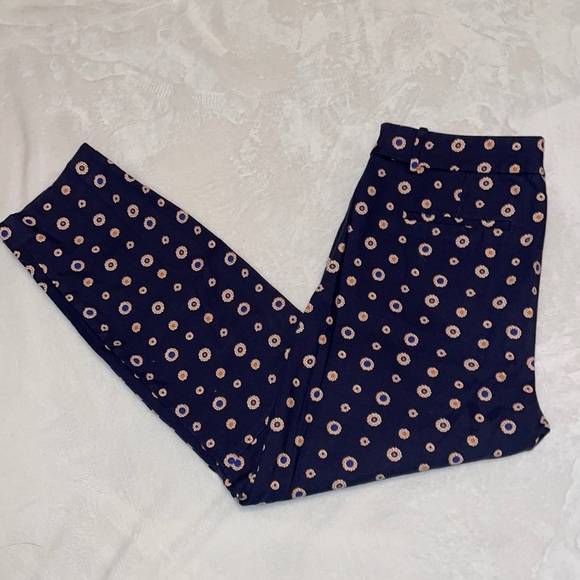 J. Crew Pants - J.Crew Patterned Minnie Pants